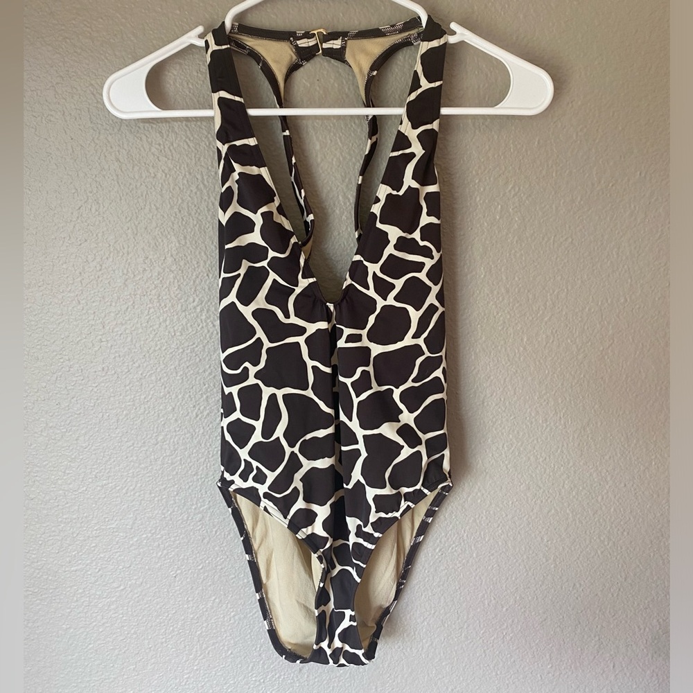 Victoria’s Secret  RARE Vintage 06’ Giraffe One Piece Swimsuit